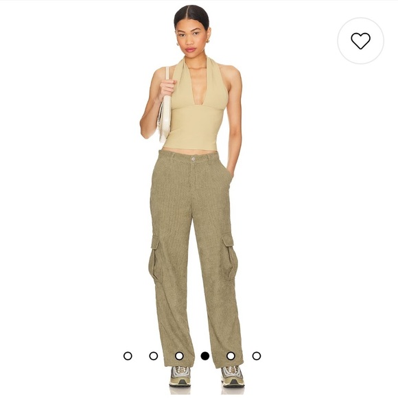 Superdown green corduroy cargo pants - revolve Willow Cargo Pant in army green - Picture 1 of 8